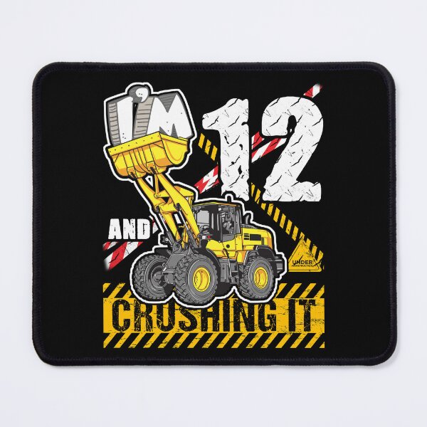 Item preview, Bulldozer Birthday 12 Construction Truck Crushing It Design designed and sold by JRRTs.
