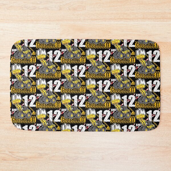 Item preview, Bulldozer Birthday 12 Construction Truck Crushing It Design designed and sold by JRRTs.