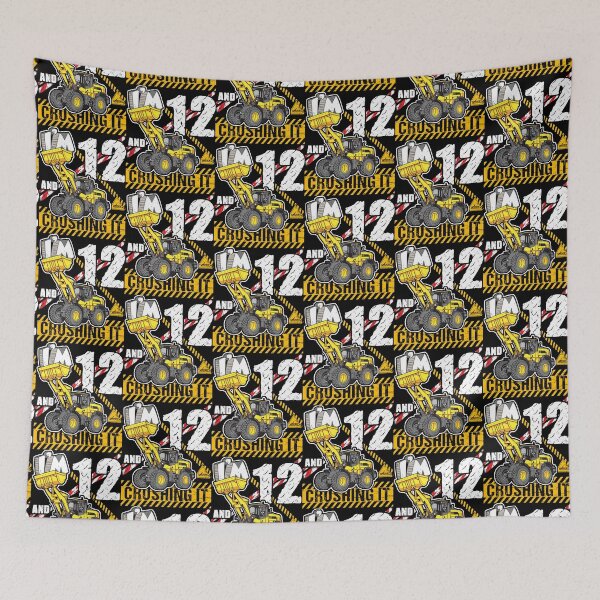 Item preview, Bulldozer Birthday 12 Construction Truck Crushing It Design designed and sold by JRRTs.