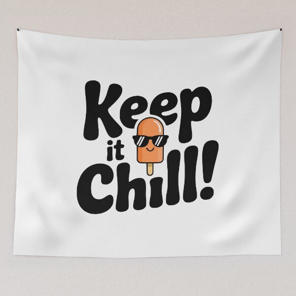 Item preview, Keep It Chill! Cute Popsicle Pun designed and sold by PMCreative.