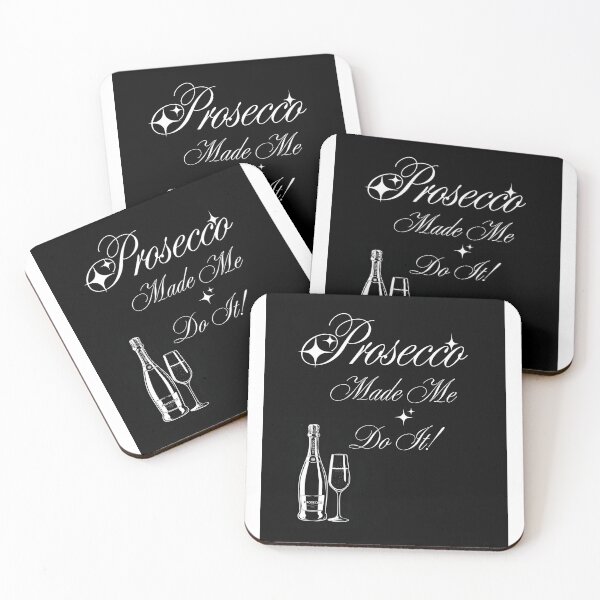 Item preview, Prosecco made me do it! sticker  designed and sold by Inisight.