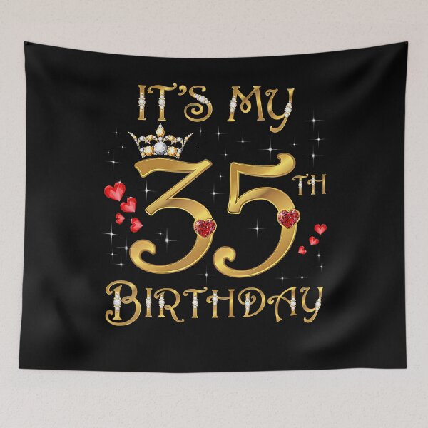 Item preview, It'S My 35Th Birthday 35 Years Old 35Th Birthday Queen designed and sold by TysonLangosh.
