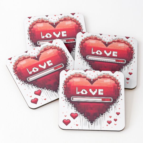 Item preview, Hearts in 8-Bit designed and sold by bb-15artstudio.