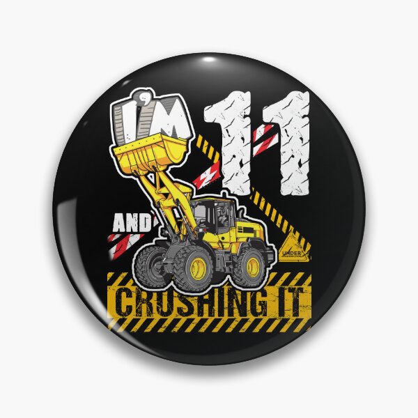 Item preview, Bulldozer Birthday 11 Construction Truck Crushing It Design designed and sold by JRRTs.