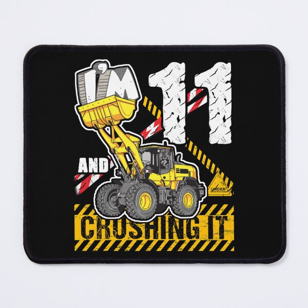 Item preview, Bulldozer Birthday 11 Construction Truck Crushing It Design designed and sold by JRRTs.
