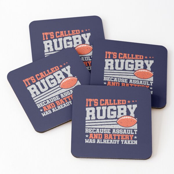 Item preview, Rugby Because Assault And Battery Was Already Taken  designed and sold by jaygo.
