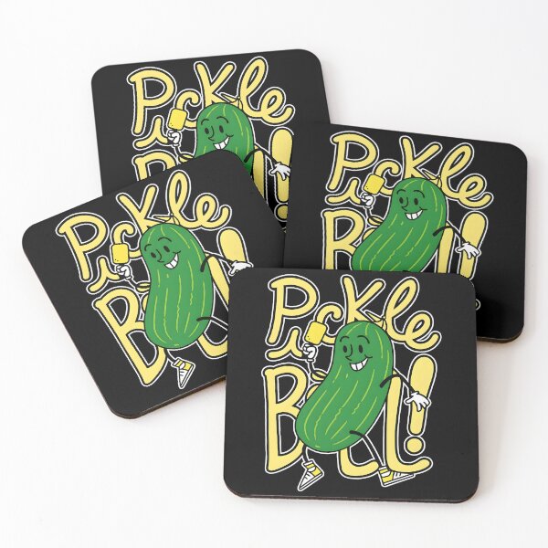 Item preview, Funny Pickleball Cartoon Mascot Pickle Sports Graphic Design designed and sold by DrawHandArt.