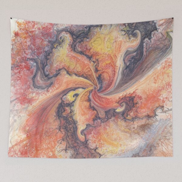 Item preview, Sunlit Santa Barbara Fractal Burst designed and sold by Harmonic_Layers.