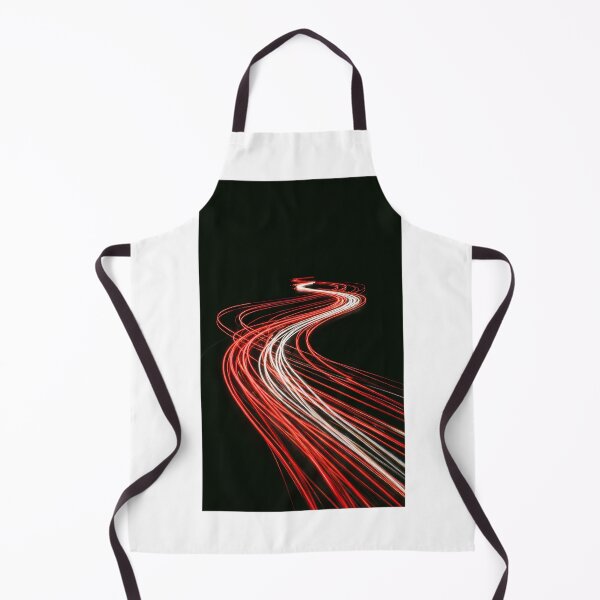 Item preview, Long Exposure Traffic Light Trails - Winding Night Road designed and sold by The Aura Lab.