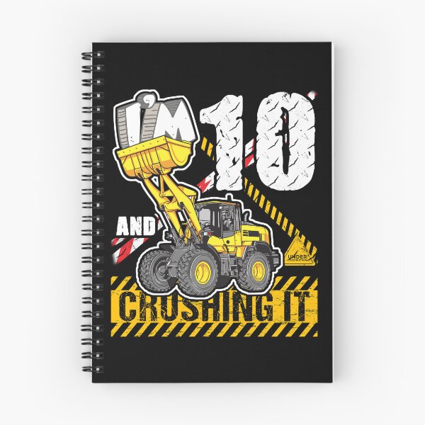 Item preview, Bulldozer Birthday 10 Construction Truck Crushing It Design designed and sold by JRRTs.