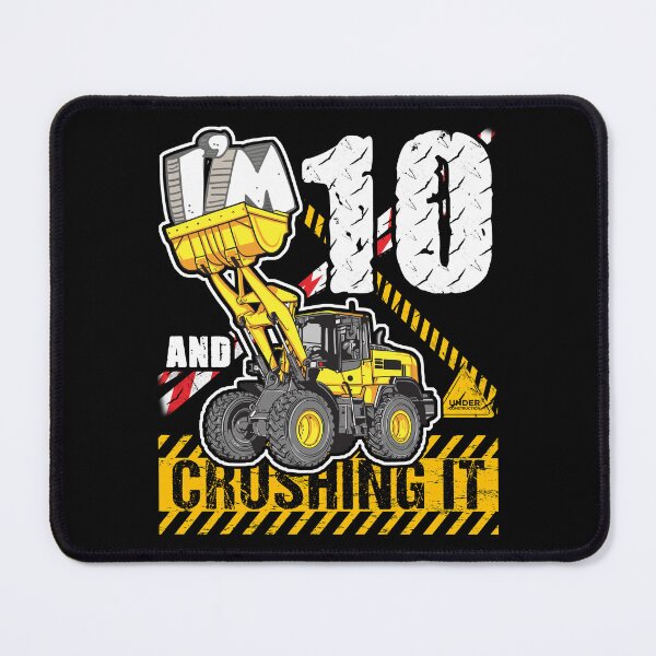 Item preview, Bulldozer Birthday 10 Construction Truck Crushing It Design designed and sold by JRRTs.