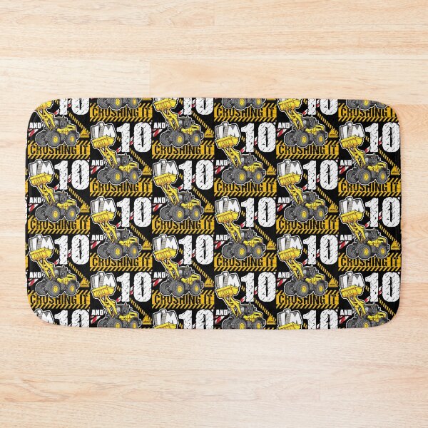Item preview, Bulldozer Birthday 10 Construction Truck Crushing It Design designed and sold by JRRTs.