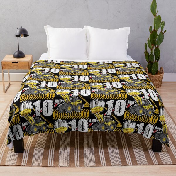 Item preview, Bulldozer Birthday 10 Construction Truck Crushing It Design designed and sold by JRRTs.