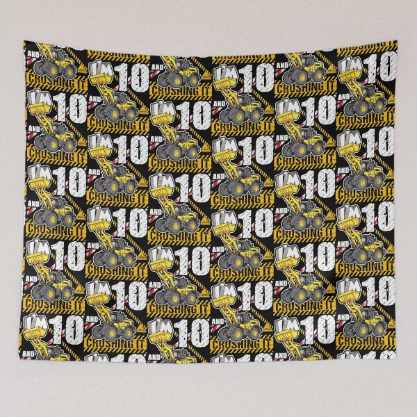 Item preview, Bulldozer Birthday 10 Construction Truck Crushing It Design designed and sold by JRRTs.