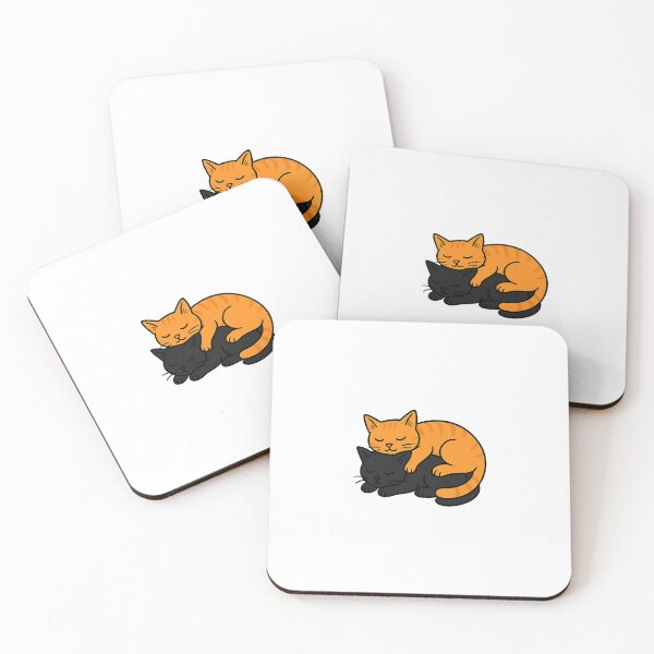 Item preview, Orange and black cat napping designed and sold by jensenlovescats.