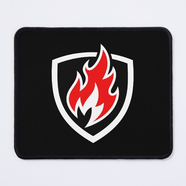 Item preview, Fire Shield Emblem - Minimalist Flame  designed and sold by gtaaa267s.