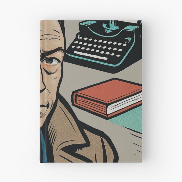 Item preview, Albert Camus, author | Comics style - Cartoon designed and sold by ComicsFactory.