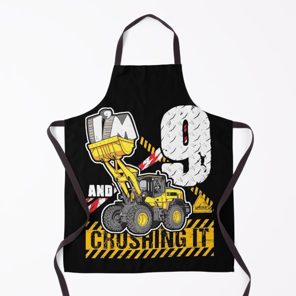 Item preview, Bulldozer Birthday 9 Construction Truck Crushing It Design designed and sold by JRRTs.