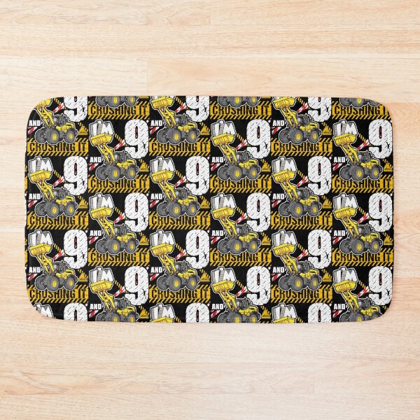 Item preview, Bulldozer Birthday 9 Construction Truck Crushing It Design designed and sold by JRRTs.
