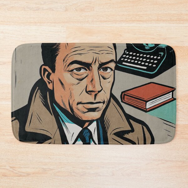 Item preview, Albert Camus, author | Comics style - Cartoon designed and sold by ComicsFactory.