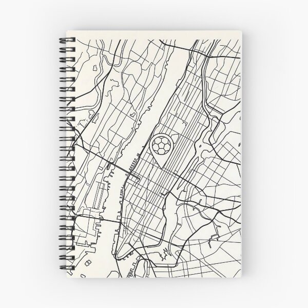 Item preview, Minimalist NYC Soccer Map Pin Line Art designed and sold by Istyak7.