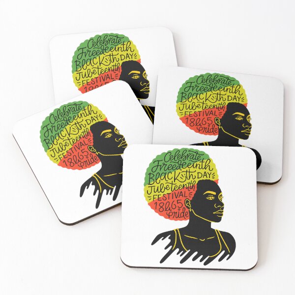 Item preview, Juneteenth Pride Afro Woman Celebrate Freedom Black History Art Design designed and sold by DrawHandArt.