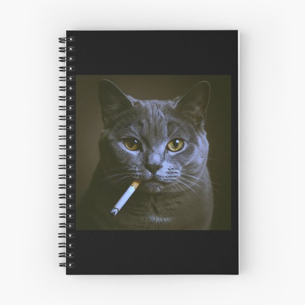 Item preview, Smoky Chartreux Cat Portrait Brainrot Meme designed and sold by Pawrizzma POD.