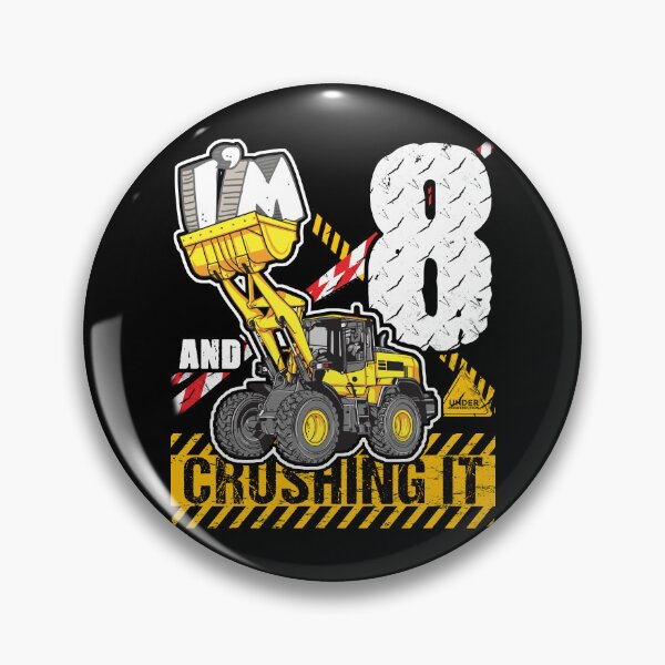 Item preview, Bulldozer Birthday 8 Construction Truck Crushing It Design designed and sold by JRRTs.