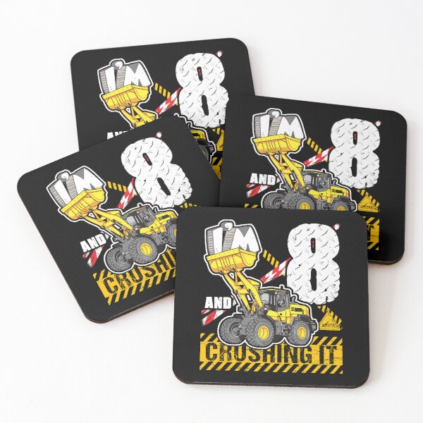 Item preview, Bulldozer Birthday 8 Construction Truck Crushing It Design designed and sold by JRRTs.