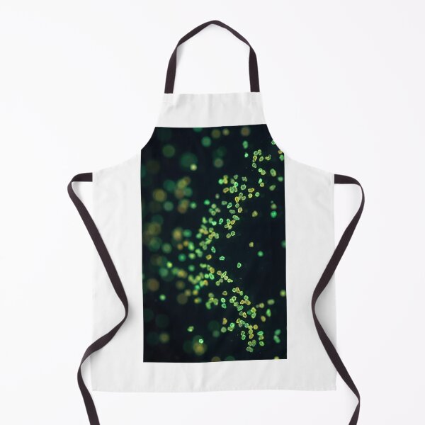 Item preview, Bioluminescent Microscopic Particles - Abstract Green Bokeh Glow designed and sold by The Aura Lab.