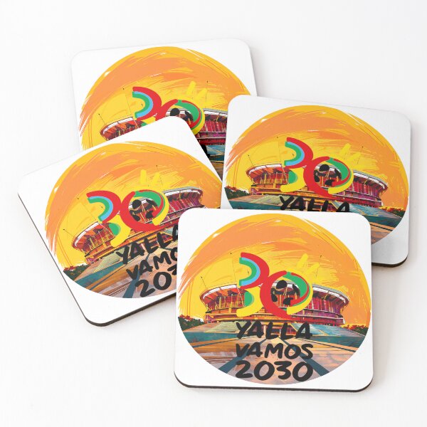 Item preview, World Cup 2030 – Yalla Vamos Vibrant Stadium Artwork designed and sold by DesignArtist.ia.