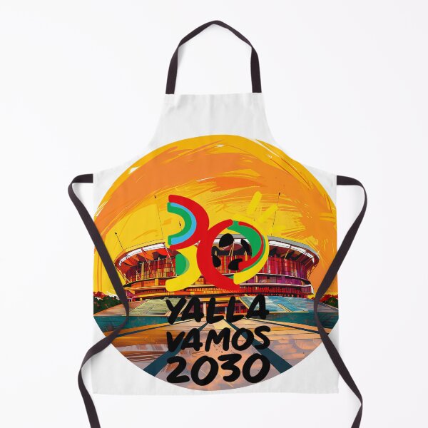 Item preview, World Cup 2030 – Yalla Vamos Vibrant Stadium Artwork designed and sold by DesignArtist.ia.