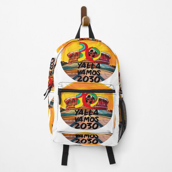 Item preview, World Cup 2030 – Yalla Vamos Vibrant Stadium Artwork designed and sold by DesignArtist.ia.