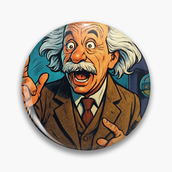 Item preview, Albert Einstein | Comics style - Cartoon designed and sold by ComicsFactory.