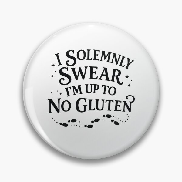 Item preview, I Solemnly Swear I’m Up To No Gluten – Spell-Map Parody with Breadcrumb-Free Footprints | Wizard Gluten-Free Pun Design designed and sold by My Gluten Free Life UK.