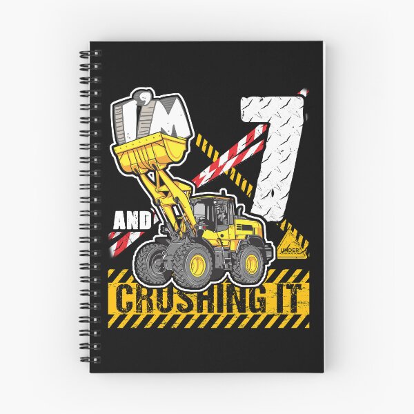 Item preview, Bulldozer Birthday 7 Construction Truck Crushing It Design designed and sold by JRRTs.