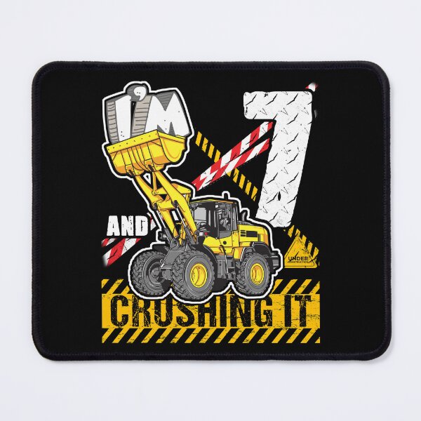 Item preview, Bulldozer Birthday 7 Construction Truck Crushing It Design designed and sold by JRRTs.