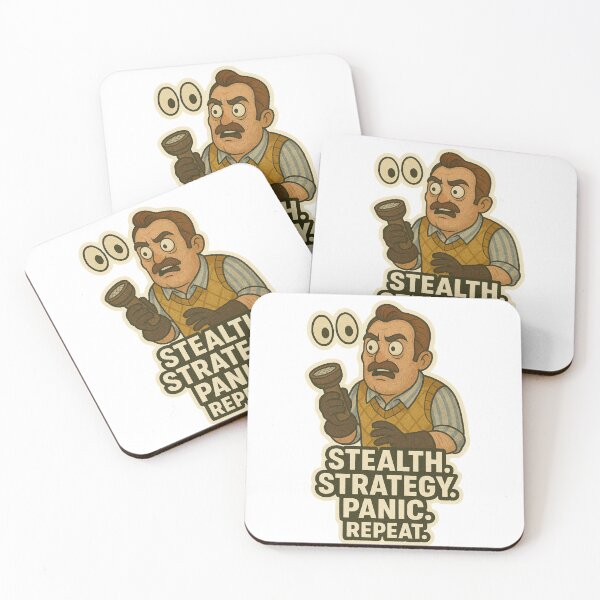 Item preview, Hello Neighbor Funny Horror Sticker designed and sold by FandomCA.