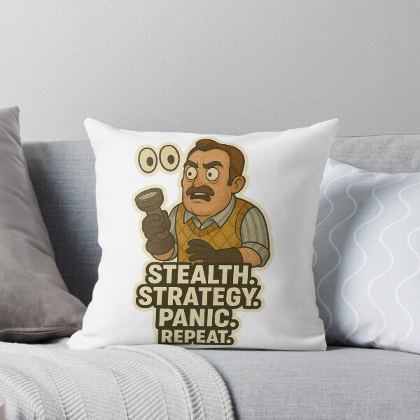 Item preview, Hello Neighbor Funny Horror Sticker designed and sold by FandomCA.