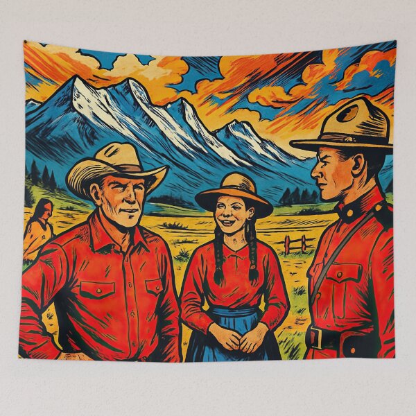 Item preview, Alberta, Canada | Comics style - Cartoon designed and sold by ComicsFactory.