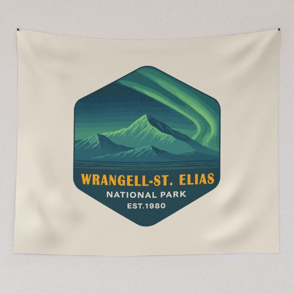 Item preview, Wrangell–St. Elias National Park Sticker designed and sold by Gideon Emmerich.
