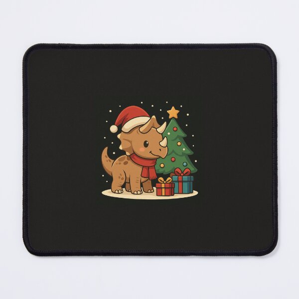 Item preview, Cute Triceratops Christmas Dino – Kawaii Holiday Illustration designed and sold by TrendBoost.