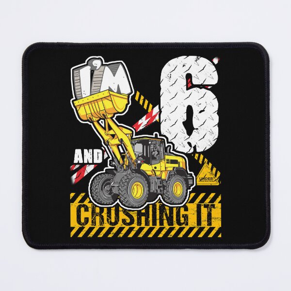 Item preview, Bulldozer Birthday 6 Construction Truck Crushing It Design designed and sold by JRRTs.