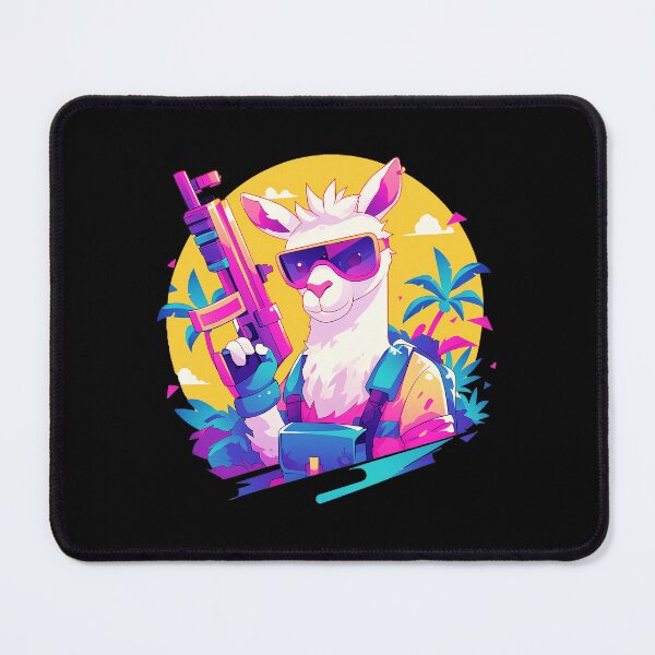 Item preview, Fortnite Cool Llama Holding Pink Rifle designed and sold by Muaythai1x3ac.