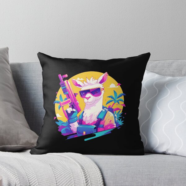 Item preview, Fortnite Cool Llama Holding Pink Rifle designed and sold by Muaythai1x3ac.