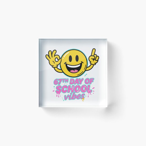 Item preview, 67th Day of School  smarter - Groovy Checkered 90s designed and sold by w66aboo.