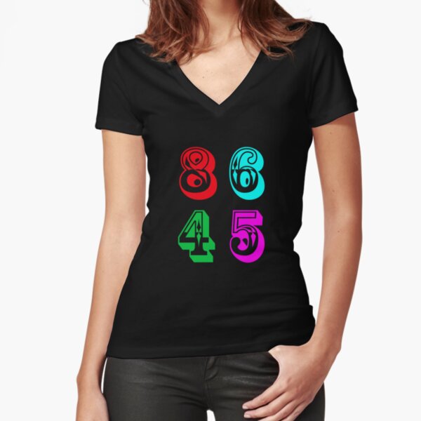 86 45 - Impeach Trump Fitted V-Neck T-Shirt