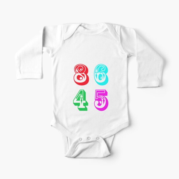 86 45 - Impeach Trump Long Sleeve Baby One-Piece