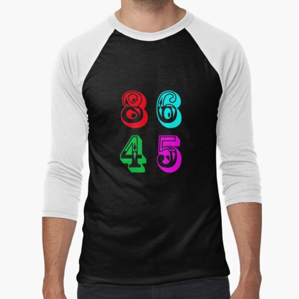 86 45 - Impeach Trump Baseball ¾ Sleeve T-Shirt
