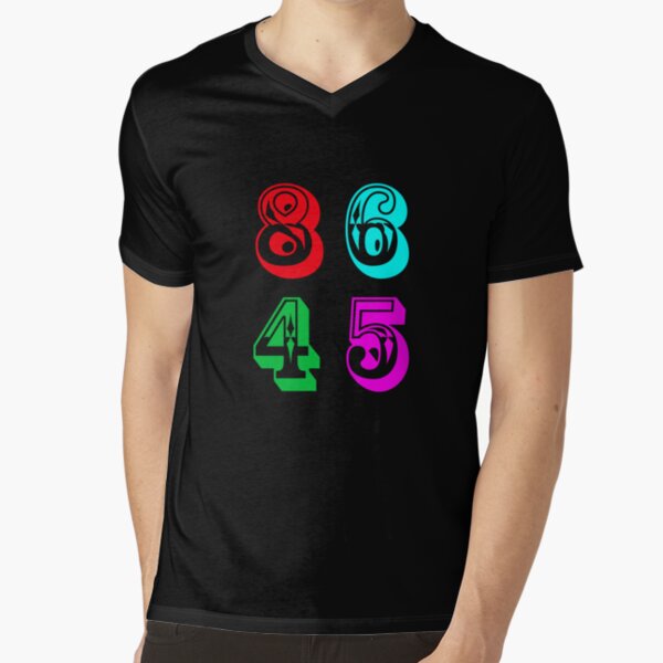 86 45 - Impeach Trump V-Neck T-Shirt